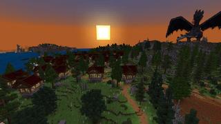 Screenshot of the Minecraft Bedrock Marketplace product Dragon Empire created by 4KS Studios.