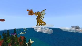 Screenshot of the Minecraft Bedrock Marketplace product Dragon Island created by 4KS Studios.