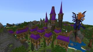 Screenshot of the Minecraft Bedrock Marketplace product Dragon Kingdom created by 4KS Studios.