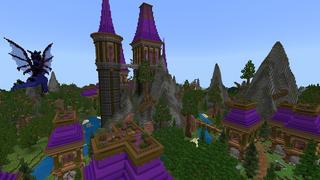 Screenshot of the Minecraft Bedrock Marketplace product Dragon Kingdom created by 4KS Studios.