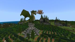 Screenshot of the Minecraft Bedrock Marketplace product Dragon Maze created by 4KS Studios.