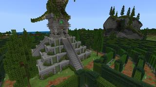 Screenshot of the Minecraft Bedrock Marketplace product Dragon Maze created by 4KS Studios.