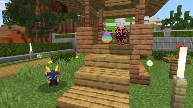Screenshot of the Minecraft Bedrock Marketplace product Dragon Pets created by 4KS Studios.
