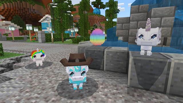 Screenshot of the Minecraft Bedrock Marketplace product Dragon Pets created by 4KS Studios.