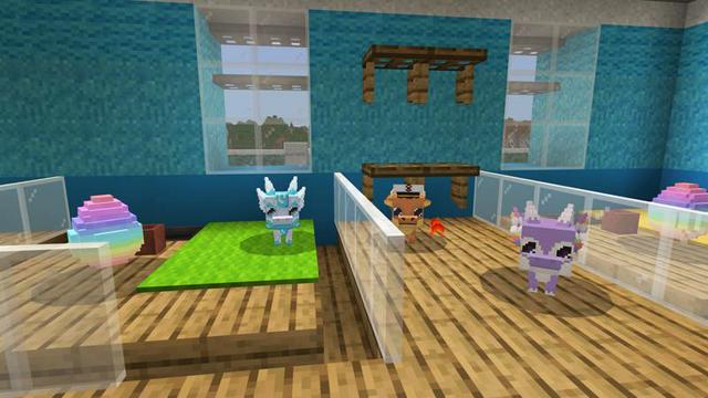 Screenshot of the Minecraft Bedrock Marketplace product Dragon Pets created by 4KS Studios.