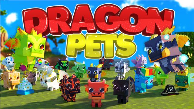 Thumbnail of the Minecraft Bedrock Marketplace product Dragon Pets created by 4KS Studios.