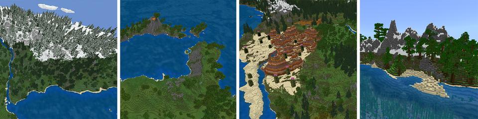 Panorama of the Minecraft Bedrock Marketplace product Earth Survival created by 4KS Studios.