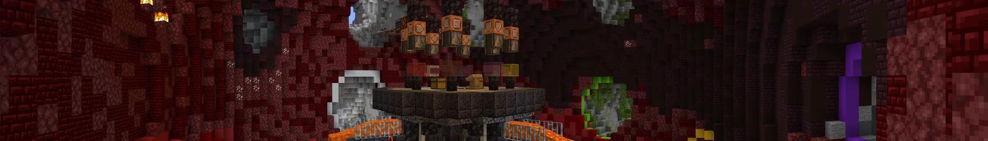 Panorama of the Minecraft Bedrock Marketplace product Elytra Race created by 4KS Studios.