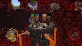 Screenshot of the Minecraft Bedrock Marketplace product Elytra Race created by 4KS Studios.