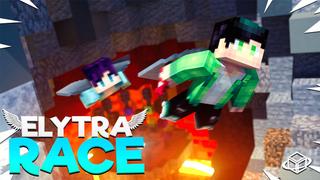 Thumbnail of the Minecraft Bedrock Marketplace product Corrida de Elytra created by 4KS Studios.