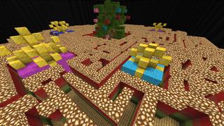Screenshot of the Minecraft Bedrock Marketplace product Find the Button: Mazes created by 4KS Studios.