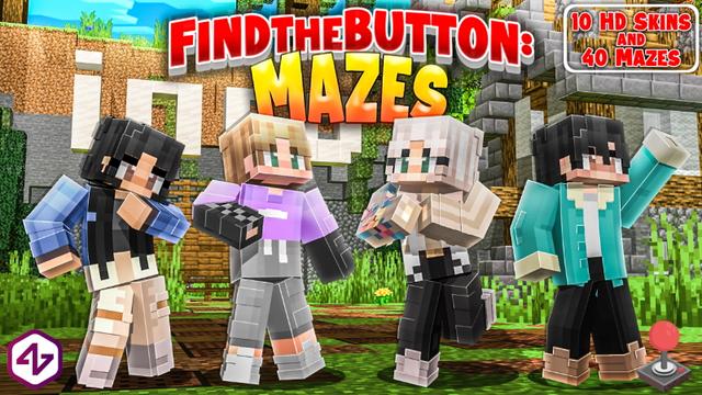 Thumbnail of the Minecraft Bedrock Marketplace product Find the Button: Mazes created by 4KS Studios.