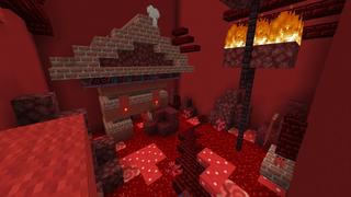 Screenshot of the Minecraft Bedrock Marketplace product Find the Button: Rainbow Mode created by 4KS Studios.