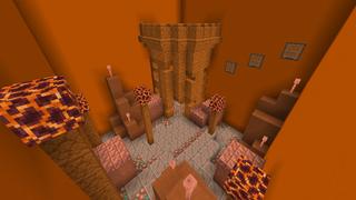 Screenshot of the Minecraft Bedrock Marketplace product Find the Button: Rainbow Mode created by 4KS Studios.