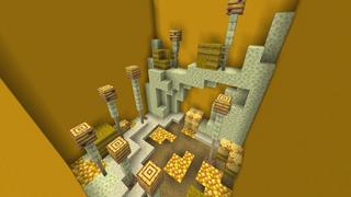 Screenshot of the Minecraft Bedrock Marketplace product Find the Button: Rainbow Mode created by 4KS Studios.