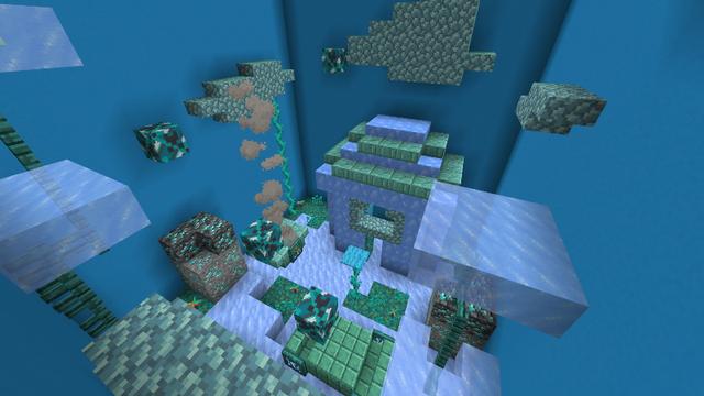 Screenshot of the Minecraft Bedrock Marketplace product Find the Button: Rainbow Mode created by 4KS Studios.