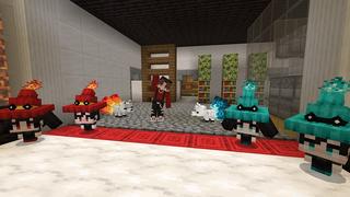 Screenshot of the Minecraft Bedrock Marketplace product Fire Pets created by 4KS Studios.