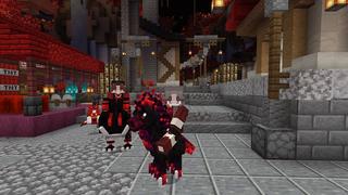 Screenshot of the Minecraft Bedrock Marketplace product Fire Pets created by 4KS Studios.