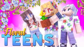 Thumbnail of the Minecraft Bedrock Marketplace product Floral Teens created by 4KS Studios.