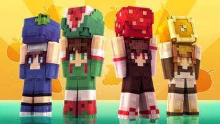 Thumbnail of the Minecraft Bedrock Marketplace product Fruity Chibi created by 4KS Studios.