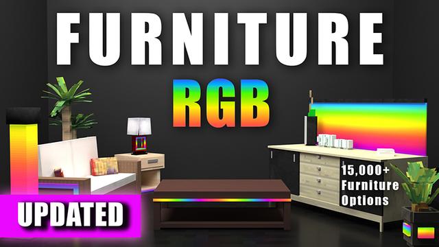 Thumbnail of the Minecraft Bedrock Marketplace product Furniture RGB created by 4KS Studios.