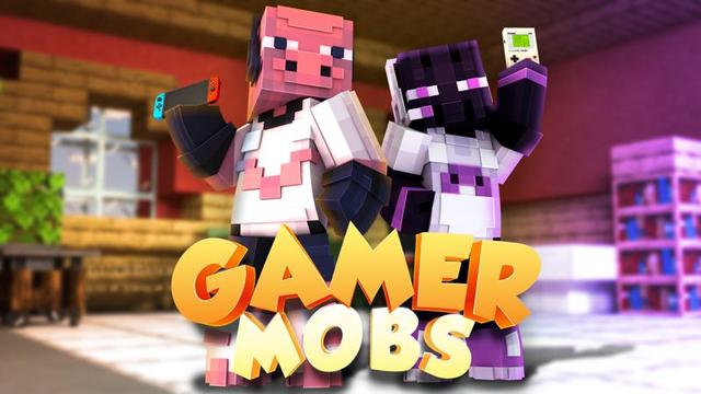 Thumbnail of the Minecraft Bedrock Marketplace product Gamer Mobs created by 4KS Studios.
