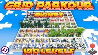 Thumbnail of the Minecraft Bedrock Marketplace product Grid Parkour Biomes created by 4KS Studios.