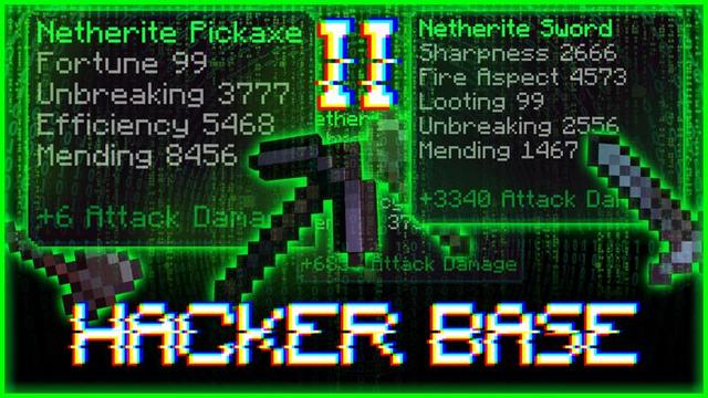 Thumbnail of the Minecraft Bedrock Marketplace product Hacker Base II created by 4KS Studios.