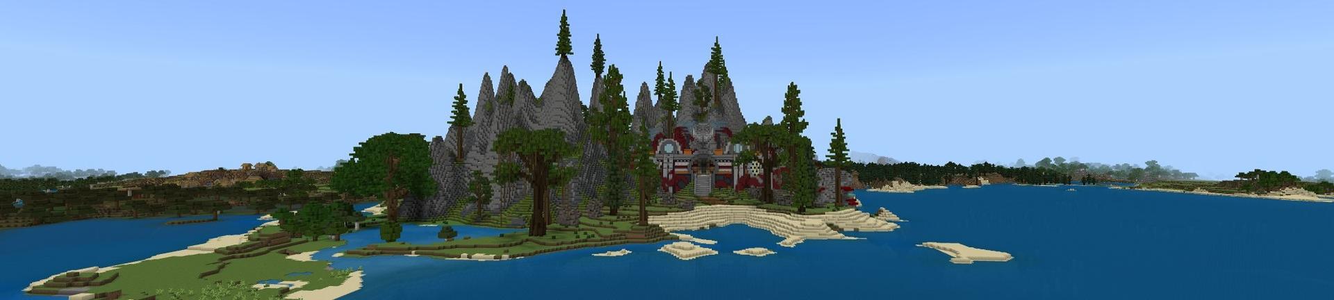 Panorama of the Minecraft Bedrock Marketplace product Hacker Bunker created by 4KS Studios.