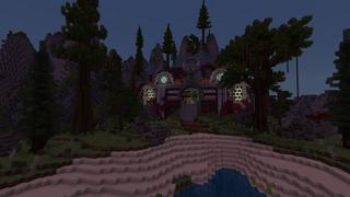 Screenshot of the Minecraft Bedrock Marketplace product Hacker Bunker created by 4KS Studios.