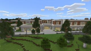 Screenshot of the Minecraft Bedrock Marketplace product Hacker Mansion created by 4KS Studios.