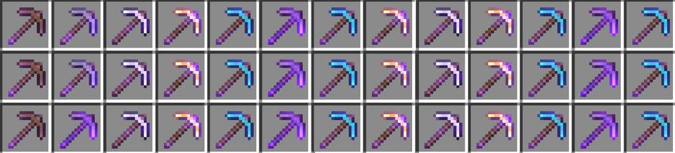 Panorama of the Minecraft Bedrock Marketplace product Hacker Pickaxe created by 4KS Studios.