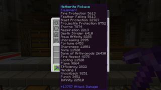 Screenshot of the Minecraft Bedrock Marketplace product Hacker Pickaxe created by 4KS Studios.