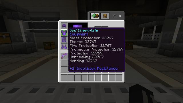 Screenshot of the Minecraft Bedrock Marketplace product Hacker Swords created by 4KS Studios.