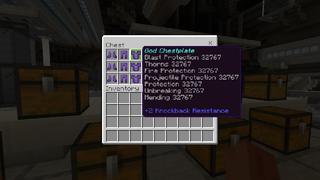 Screenshot of the Minecraft Bedrock Marketplace product Hacker Swords created by 4KS Studios.