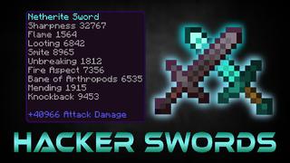 Thumbnail of the Minecraft Bedrock Marketplace product Hacker Swords created by 4KS Studios.