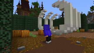 Screenshot of the Minecraft Bedrock Marketplace product Halloween Maze created by 4KS Studios.