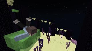 Screenshot of the Minecraft Bedrock Marketplace product Halloween Parkour Dimensions created by 4KS Studios.