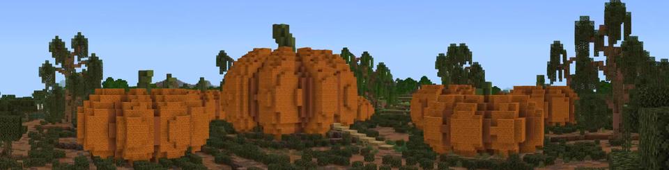 Panorama of the Minecraft Bedrock Marketplace product Halloween Secret Base created by 4KS Studios.