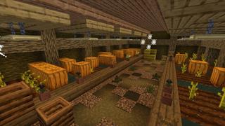 Screenshot of the Minecraft Bedrock Marketplace product Halloween Secret Base created by 4KS Studios.