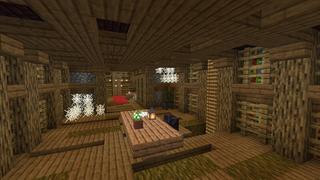 Screenshot of the Minecraft Bedrock Marketplace product Halloween Secret Base created by 4KS Studios.