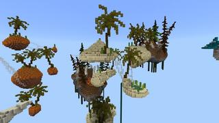 Screenshot of the Minecraft Bedrock Marketplace product Halloween Skyblock created by 4KS Studios.