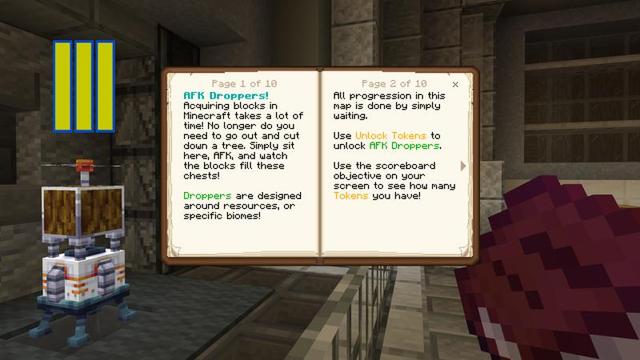 Screenshot of the Minecraft Bedrock Marketplace product Idle Survival created by 4KS Studios.