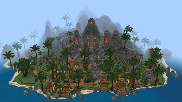 Screenshot of the Minecraft Bedrock Marketplace product Inferno Temple created by 4KS Studios.