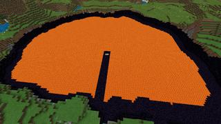 Screenshot of the Minecraft Bedrock Marketplace product Lava Base created by 4KS Studios.