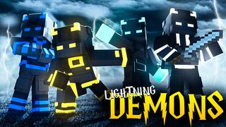Thumbnail of the Minecraft Bedrock Marketplace product Lightning Demons created by 4KS Studios.