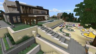 Screenshot of the Minecraft Bedrock Marketplace product Lil Rich Mansion created by 4KS Studios.