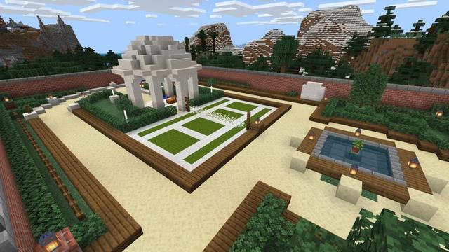 Screenshot of the Minecraft Bedrock Marketplace product Lil Rich Mansion created by 4KS Studios.