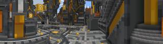 Panorama of the Minecraft Bedrock Marketplace product Lucky Block! created by 4KS Studios.