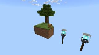 Screenshot of the Minecraft Bedrock Marketplace product Lucky Block Parkour created by 4KS Studios.